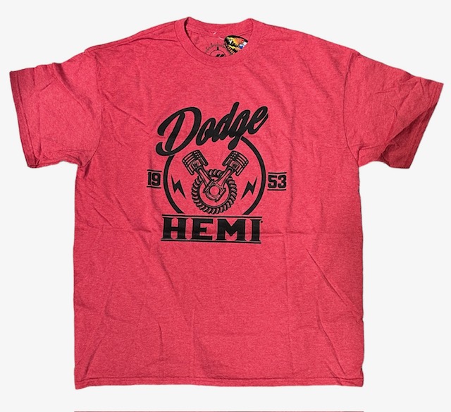 T-paita Dodge, meleerattu punainen - T-paidat - TP1412 - 1