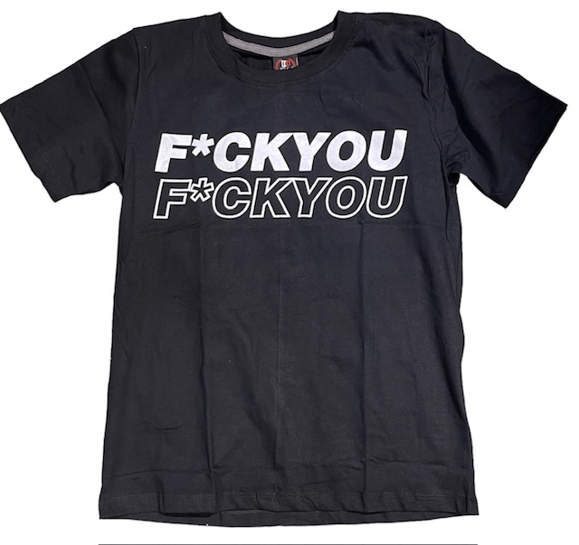 T-paita F*ck You, musta - T-paidat - TP1372 - 1