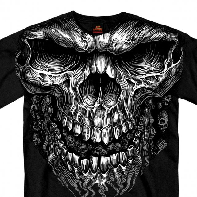 T-Paita, Hot Leathers, Shredder Skull - T-paidat - TP1142 - 1