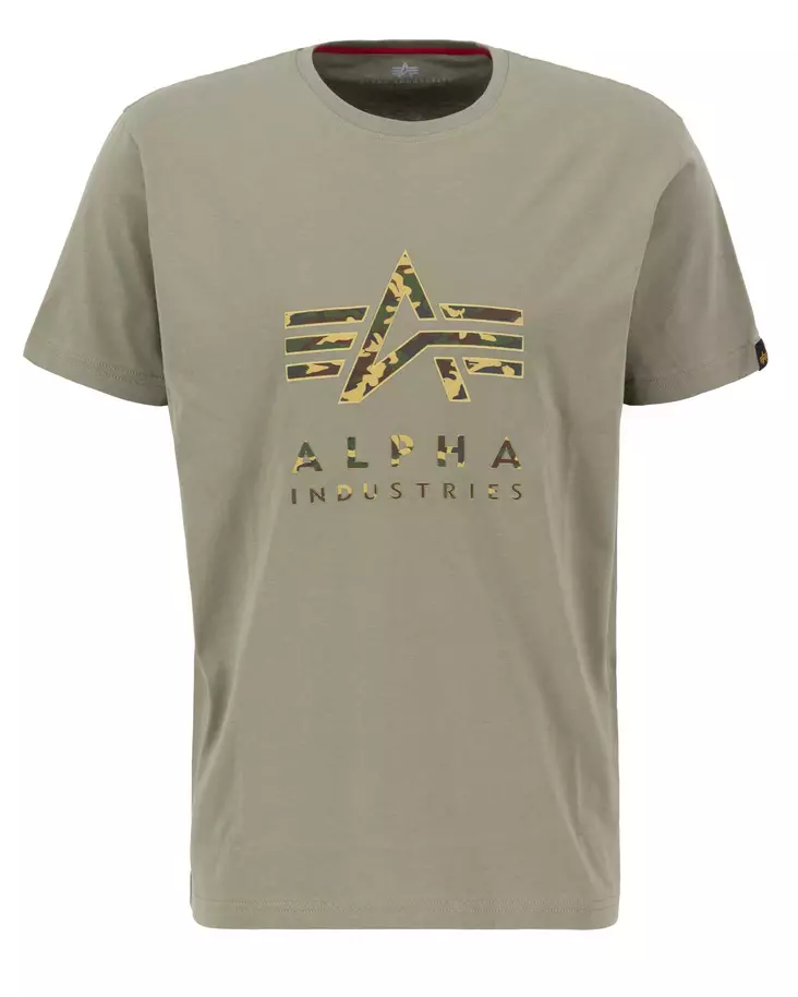 T-paita Oliivi, Camo Teksti - T-paidat - ALP72 - 1