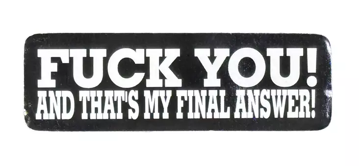 Tarra Fuck You final answer! - Tarrat - TAR232 - 2