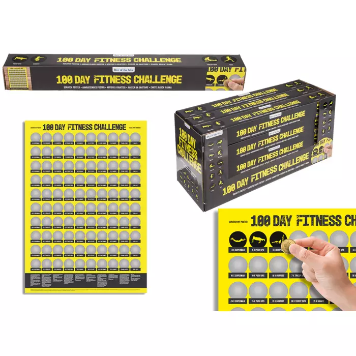 Fitness haaste 100 pv - Lelut - PRT1412 - 1