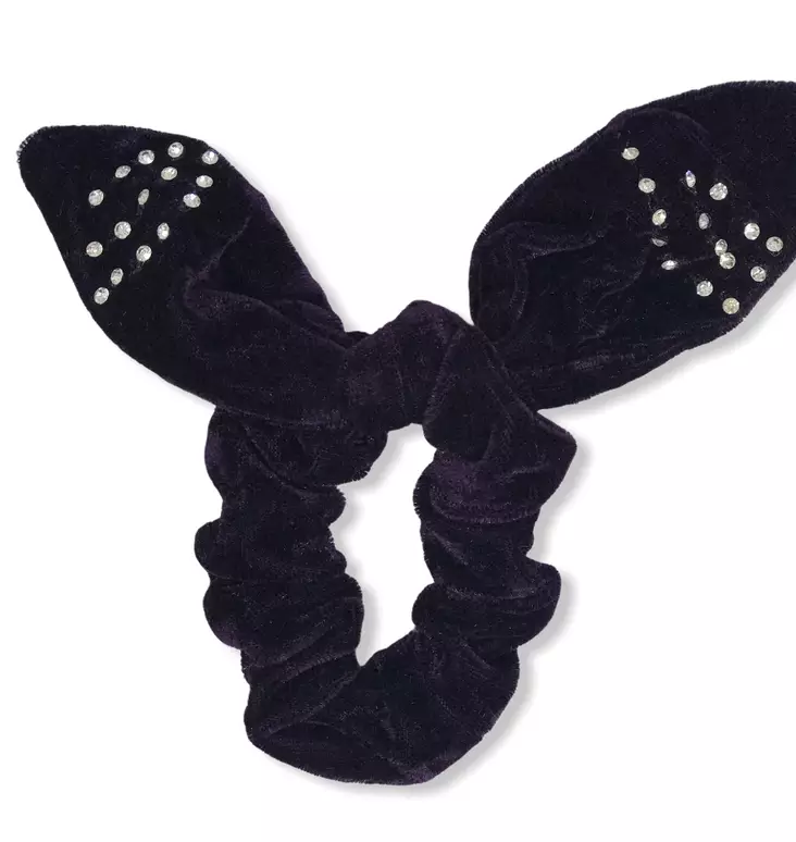 Violetti hiusdonitsi solmulla - Hiuskoristeet - PIN312 - 1