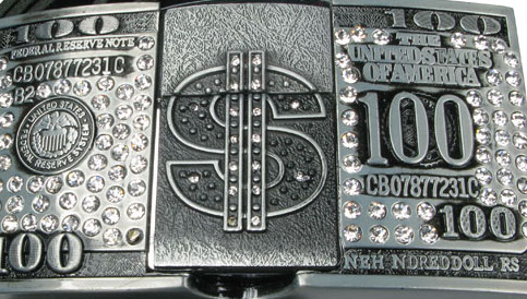 Vyönsolki $ 100 sytyttimellä bling - Soljet - VS862 - 1