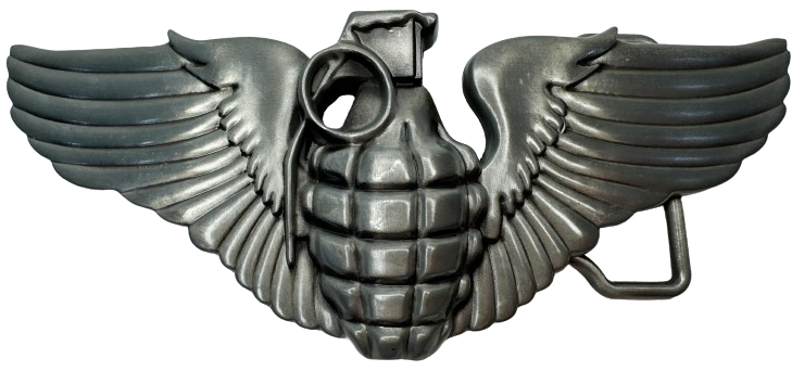 Vyönsolki käsikranaatti siivillä 14x6cm - Soljet - VS892 - 1