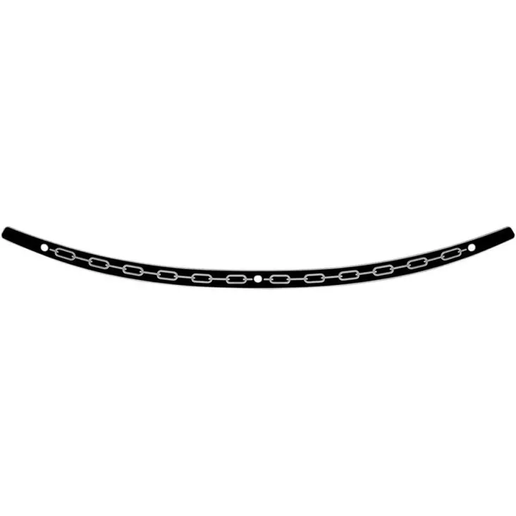 WINDSHIELD TRIM OEM-FAIRING CHAIN BLACK - Tuulilasit ja etumaskit - 23500362 - 1