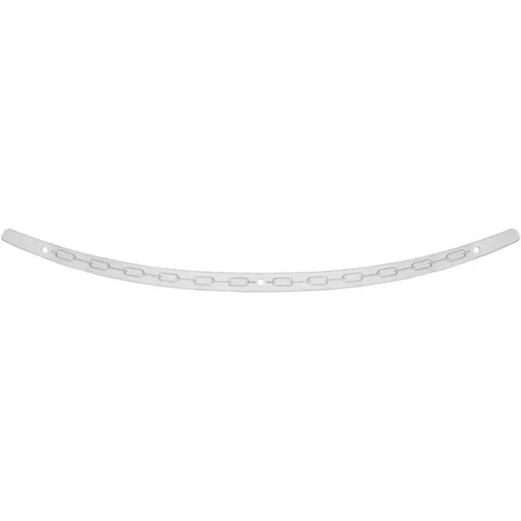 WINDSHIELD TRIM OEM-FAIRING CHAIN POLISHED - Tuulilasit ja etumaskit - 23500372 - 1