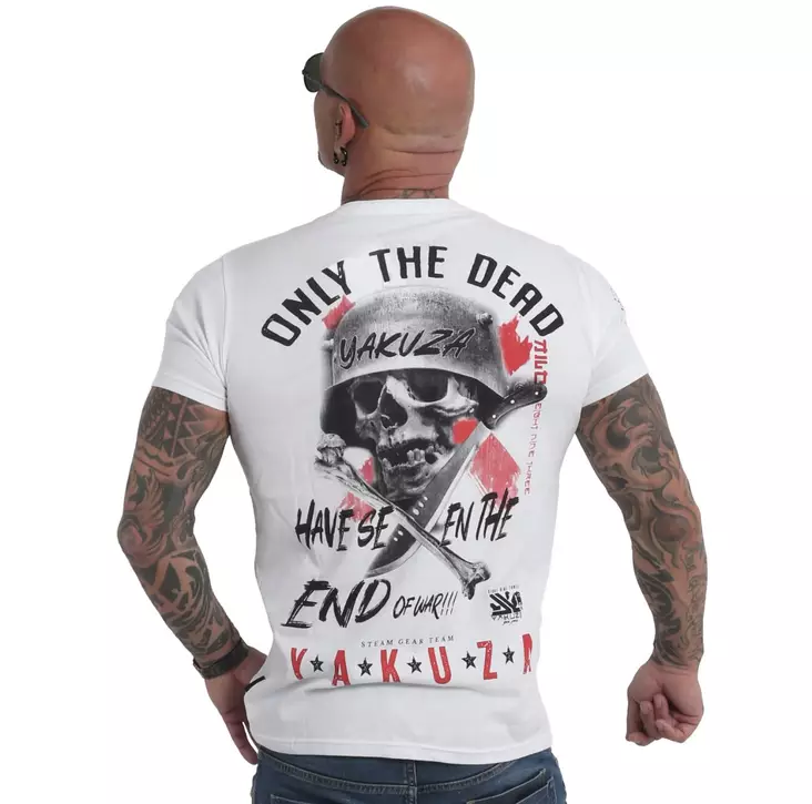 Yakuza T-paita Dead End, valkoinen - T-paidat - YA12 - 1
