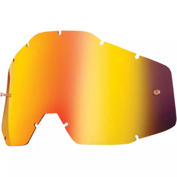 YOUTH MIRROR RED REPLACEMENT LENS FOR 100% JR GOGGLES - Ajolasien tarvikkeet - 26020722 - 1