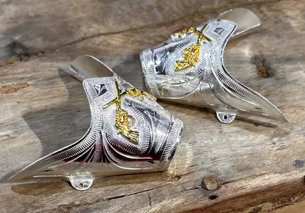 Bootsin kärkirauta, Crossed Pistols - Kärkiraudat - KRAU3 - 2