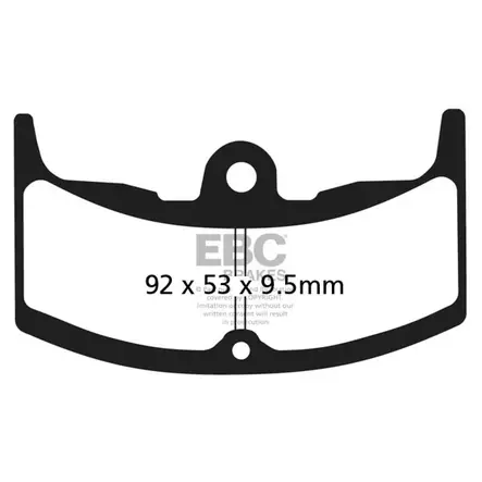 BRAKE PAD FA SERIES ORGANIC - Jarrupalat - 17200283 - 1