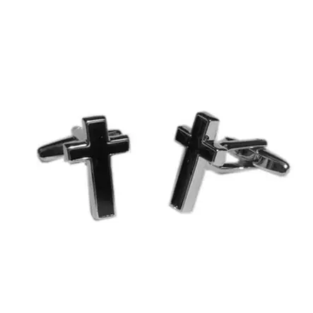 Kalvosinnapit, Black Christian Cross - Kalvosinnapit - KAL43 - 1