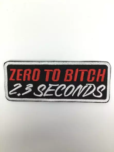 Kangasmerkki, Zero to Bitch - Kangasmerkit - K1363 - 1