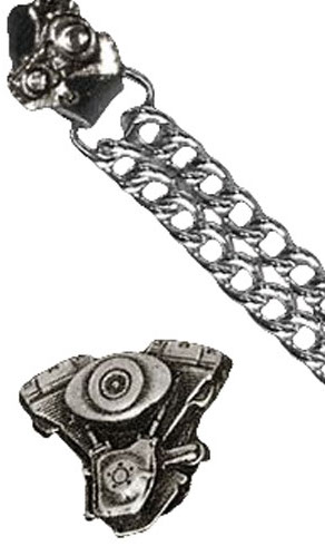 Liivilukko/ ketju Vtwin 10cm ketjulla - Nahkaliivit - VXC3 - 1