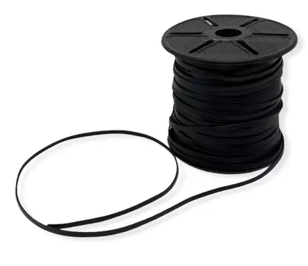 Nahkanyöri musta, naudannahka - Oheistuotteet - NAH3 - 1