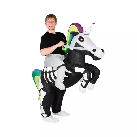 Puhallettava Skeleton Unicorn-asu - Puuhkat ja naamiaisasut - HOR763 - 1
