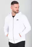 Alpha valkoinen huppari vetoketjulla - Hupparit - ALP43 - 2