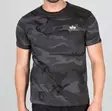 Alpha Black Camo t-paita taka printillä - T-paidat - ALP23 - 3