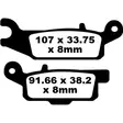 BRAKE PAD FA-TT SERIES CARBON FIBER - Jarrupalat - 17220303 - 1