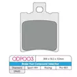 BRAKE PAD ODP SCOOTER ORGANIC COMPOUND ASBESTOS FREE - Jarrupalat - 17220133 - 1