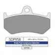 BRAKE PAD SDP PRO-SNX SINTERED SNOWMOBILES - Jarrupalat - 17210543 - 1