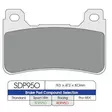 BRAKE PAD SDP SPORT HH+ HIGH FRICTION STREET - Jarrupalat - 17210123 - 1