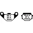 BRAKE PAD SFA-HH SERIES SINTERED METAL - Jarrupalat - 17211893 - 1