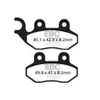 BRAKE PAD SFA-HH SERIES SINTERED METAL - Jarrupalat - 17212083 - 1