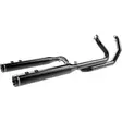 EXHAUST SYSTEM 2 INTO 2 WITH TWO-STEP CROSSOVER HEADER BLACK - Pakoputket ja niiden osat - 18001963 - 1