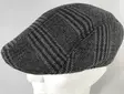 Flatcap Gray/black ruutu, one size - Flat Capit - LC543 - 1
