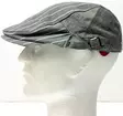 Flat cap, liituraita vaal harmaa. - Flat Capit - LC483 - 3