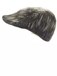 Flat Cap, Plyysi, harmaamusta - Flat Capit - LC493 - 3