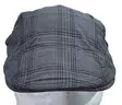 Flatcap tummanruskea ruudukko - Flat Capit - LC683 - 3