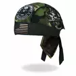 Headwrap, Hot Leathers, Camo Skull - Headwrapit - HW193 - 1