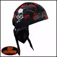 Headwrap,Hot Leathers,Skull & Roses - Headwrapit - HW163 - 1