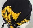 Headwrap, keltainen kallo - Headwrapit - HW33 - 3
