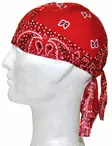 Headwrap, Punainen, kashmir kuvio - Headwrapit - HW143 - 2