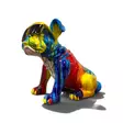Iso koirapatsas, Värikäs Bulldog - Koriste-esineet - DOG23 - 3