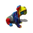 Iso koirapatsas, Värikäs Bulldog - Koriste-esineet - DOG23 - 4