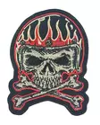 Kangasmerkki Helmet Skull - Kangasmerkit - K1673 - 1
