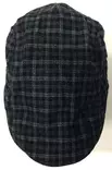 Lätsä, tummanharmaa ruutu flat cap - Flat Capit - LC463 - 3