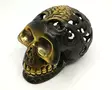 Metallikallo Bronze 10 cm - Kallot, Halloweenrekvisiitta - HOR723 - 1