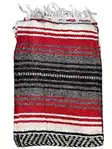Mexico viltti, Red/Charcoal/White - Kodin tekstiilit - MEX53 - 1