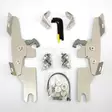 MOUNTING KIT TRIGGER-LOCK BATWING-FAIRING POLISHED - Tuulilasit ja etumaskit - 23200113 - 1