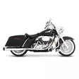 MUFFLER SLIP-ON 4" CHROME W/BLACK END CAPS - Pakoputket ja niiden osat - 18010933 - 1