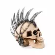 Pääkallo Punk Skull with Chains - Kallot, Halloweenrekvisiitta - HOR713 - 8