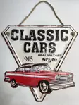 Peltikyltti Classic Cars 30x28cm - Taulut, kehykset - PELT223 - 1