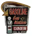 Peltikyltti Gasoline Gas Station - Taulut, kehykset - PELT163 - 1