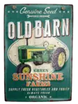 Peltikyltti OLD BARN 30x40cm - Taulut, kehykset - PELT233 - 1