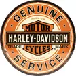Peltikyltti Pyöreä Harley Davidson - Taulut, kehykset - PELT543 - 1